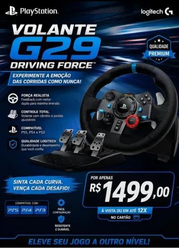 Volante Playstation Logitech