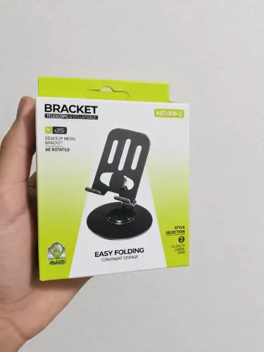 Suporte para celular que gira em 360 graus.