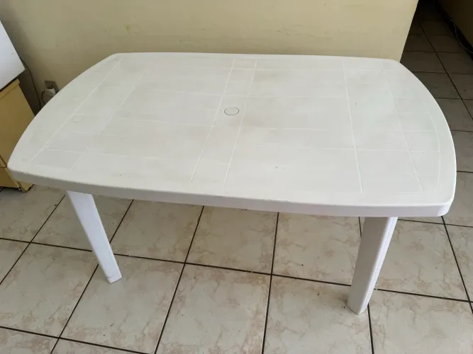Mesa de plástico 6 lugares