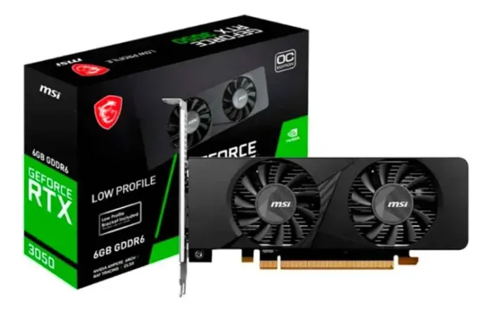Placa de Video RTX 3050 6gb Low Profile - Aceito GoPro 10+