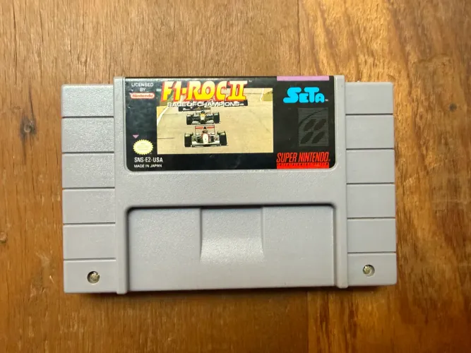 Jogo F1-RocII - Super Nintendo original