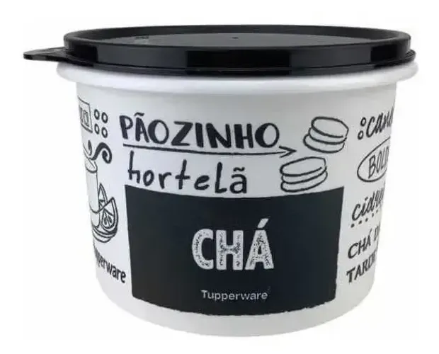 Tupperware - Tupper Caixa Chá 200g - Conservar Mantimentos Cor PB