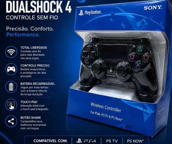 Controle sem fio Playstation 4