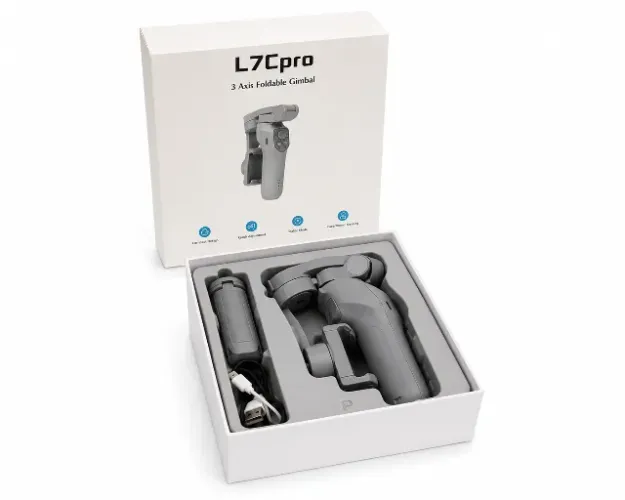 Gimbal L7 Pro 3 Eixos Dobrável Novo Para Celular