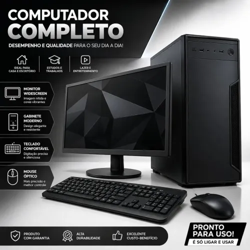 Computador PC Completo Com Monitor Acer 24"