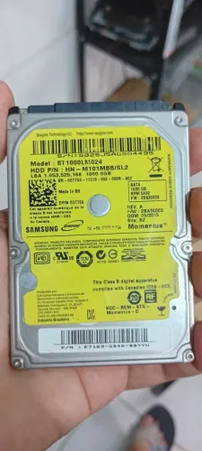 HD Samsung 1000GB 100% saudável