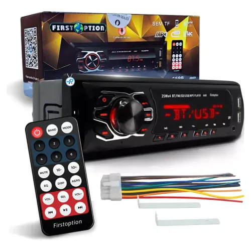 Som radio Automotivo Bluetooth toca cd MP3 Player pra carro