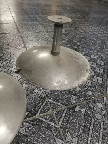 Pedestal Suporte Base 30Cm Metal de Qualidade Redondo