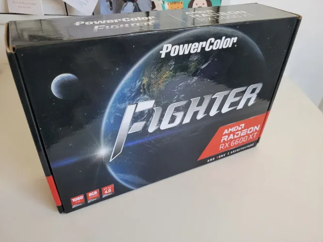 PLACA DE VÍDEO GPU AMD RX6600 XT 8GB POWERCOLOR