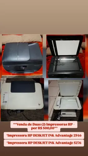 Vendo 2 Impressoras HP, por apenas R$ 500,00 (as duas)