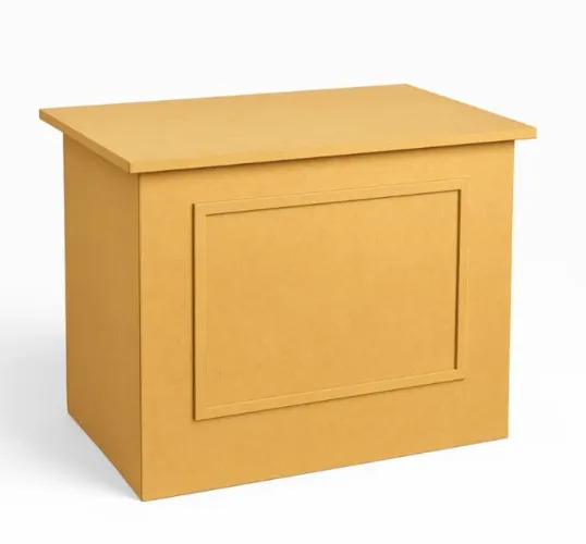 Mesa fake cômoda dobrável em mdf