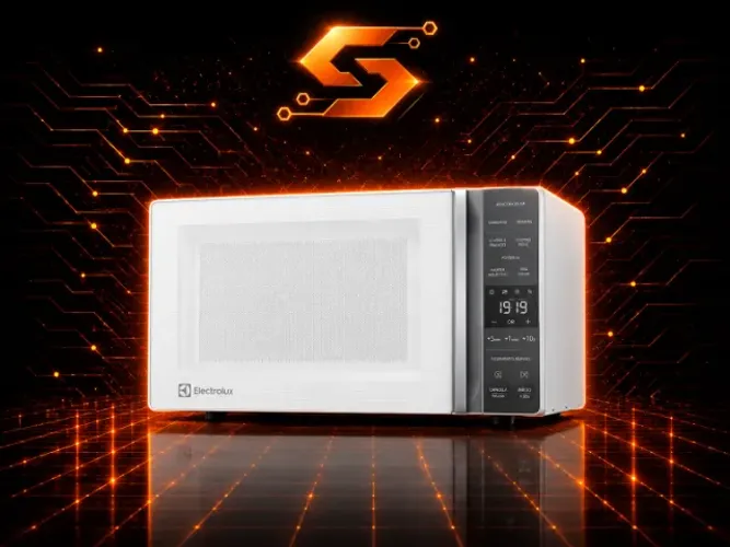 3x sem juros - Micro-ondas Electrolux Branco 23L Efficient 220v