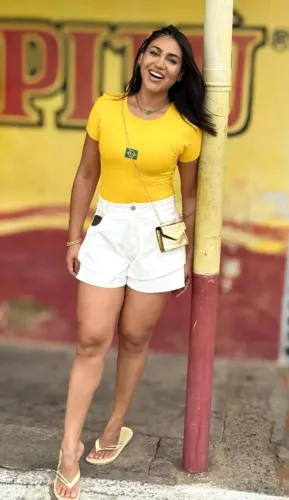 Blusa do Brasil Tecido suplex com bojo