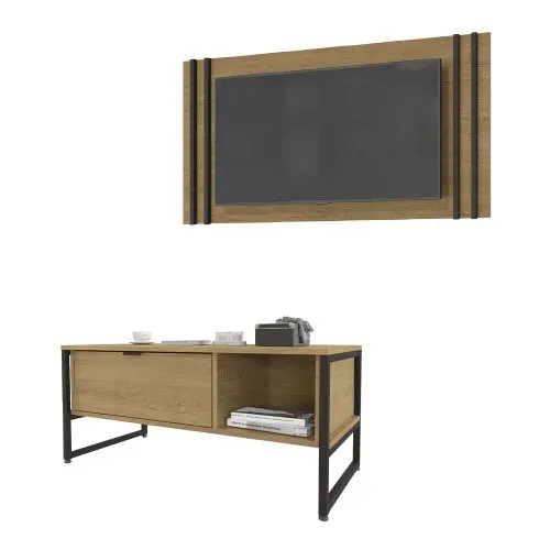 Painel e mesa de centro