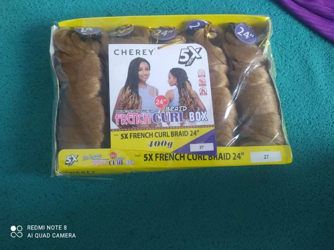 Cabelo French Curly 24 - Cor de Mel