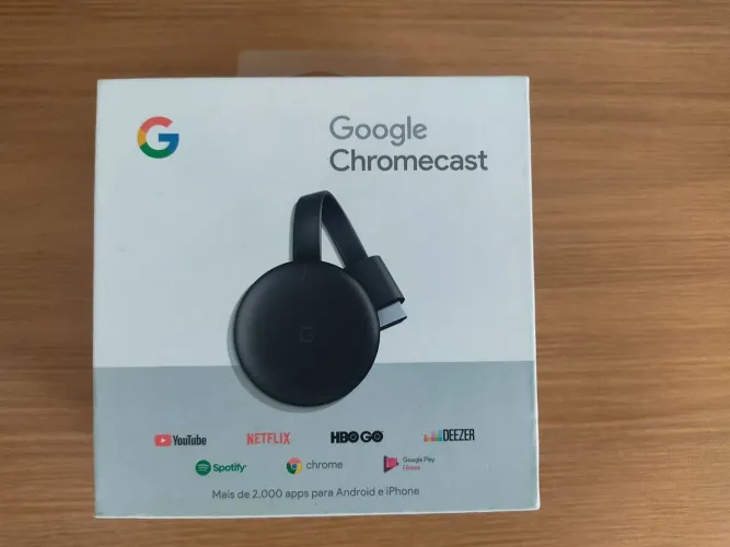 Chromecast 3ª Geração - Original Google | Full HD | Perfeito Estado