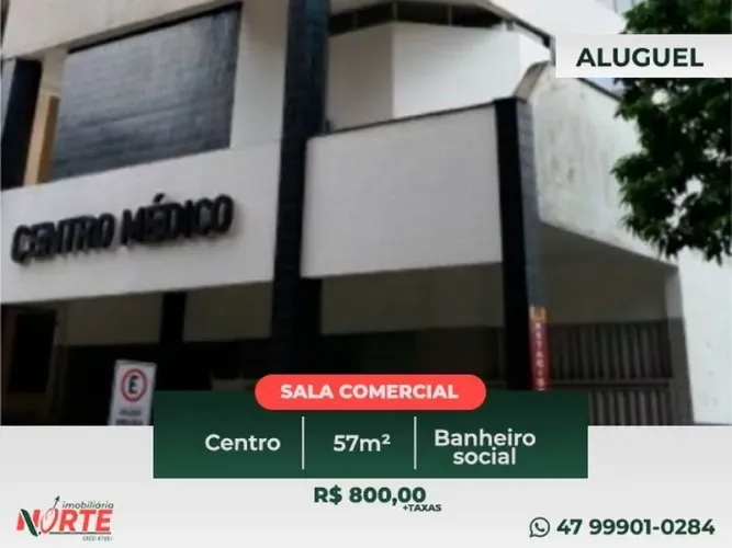 Sala comercial JOINVILLE - SC