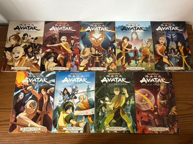 HQs Avatar a Lenda de Aang: the Promise, the Search, the Rift completos