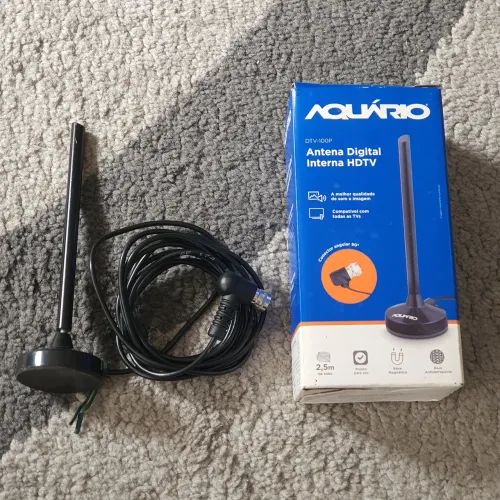 Antena Digital HDTV - marca Aquario