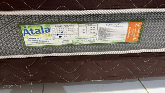 CAMA KING CASAL NUNCA USADA