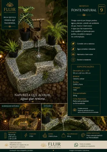 Maravilhosa Cascata Rústica!