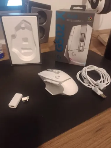 Mouse Gamer Logitech G502 X Plus Sem Fio Branco
