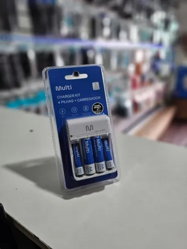 Carregador De Pilhas Multi 2 Pilhas Aa 2 Pilhas Aaa Bivolt