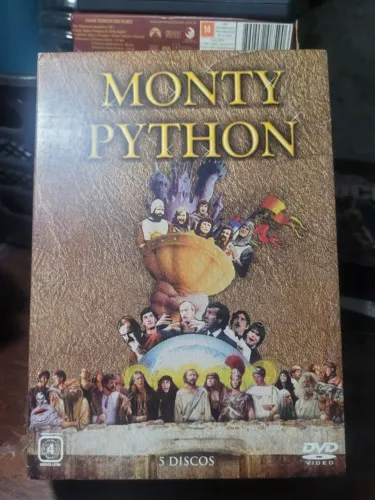 dvd box monty python - 5 discos