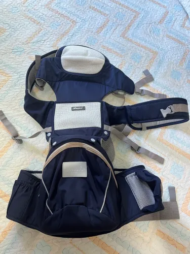 Vendo Canguru Ergonômico baby Bear 12 posições Azul marinho