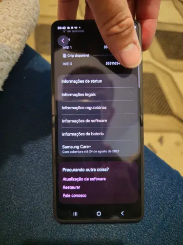 ZFLIP 7 512GB 12 RAM (NA GARANTIA + SEGURO ATE 2027)