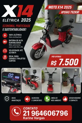Moto elétrica X14 2025