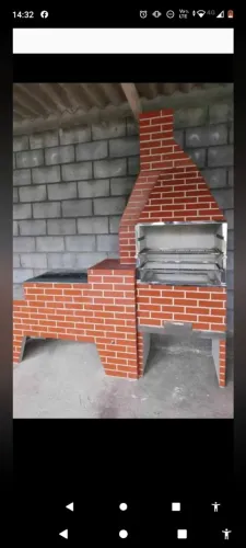 Churrasqueira pre moldadas com fogão a lenha
