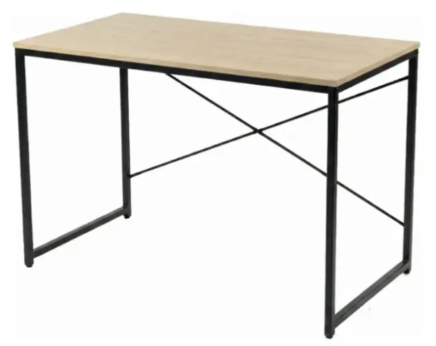 Mesa de Trabalho I Escrivaninha Industrial MDF e Metal