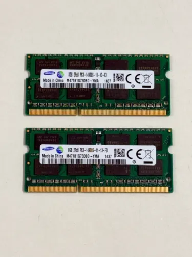 2x memorias DDR3 8GB 1866MHz notebook