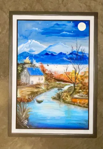 QUADRO DECORATIVO - PAISAGEM DO CAMPO