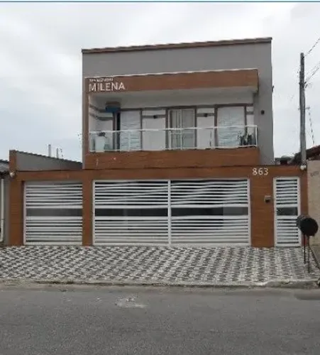 Casa em Condomínio para Venda em Praia Grande, Melvi, 2 dormitórios, 1 banheiro, 1 vaga