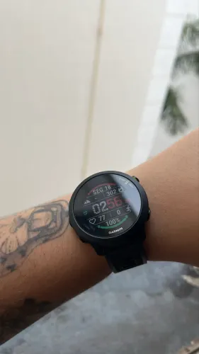 Garmin Forerunner 55 GPS + Monitor Cardíaco | Preto | 42mm