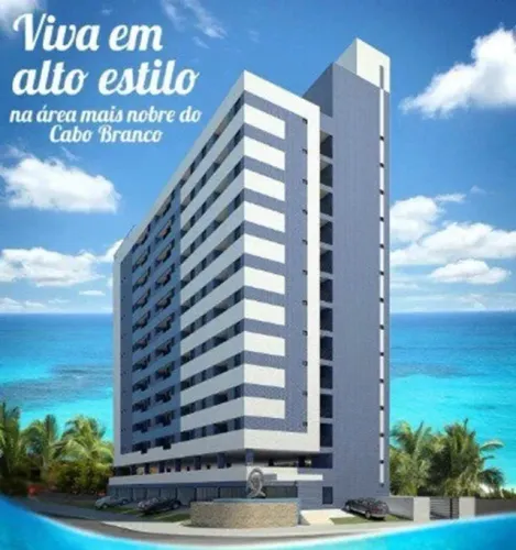 Apartamento para alugar no Cabo Branco com 2 quartos e Suite