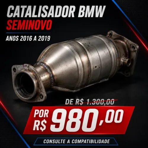 ? CATALISADOR BMW SEMINOVO ? OFERTA Compatível com alguns modelos BMW dos anos 2016 a 20