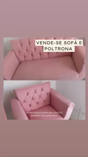 Vende-se sofá e poltrona