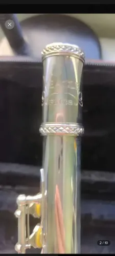 Flauta Transversal Eagle Fl03s Prateada Semi-usada