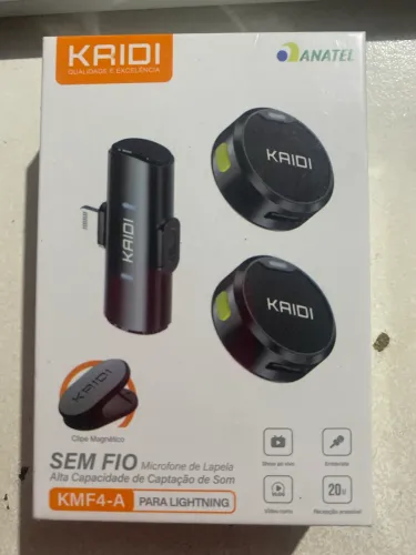 Microfone Lapela Kaidi