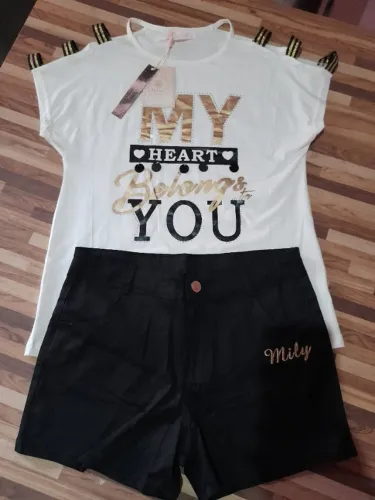 Conjunto juvenil Mily,tamanho 14 novo!