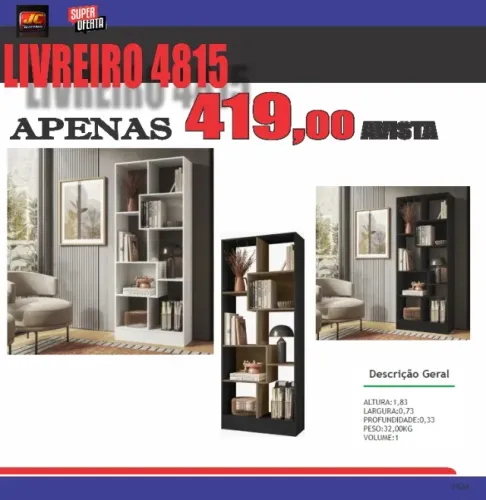 LIVREIRO 4815 PROMO