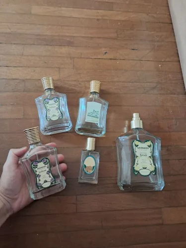(Valor por unidade) Potes de vidro vintage da GRANADO (vazios) arranjo floral / decoração
