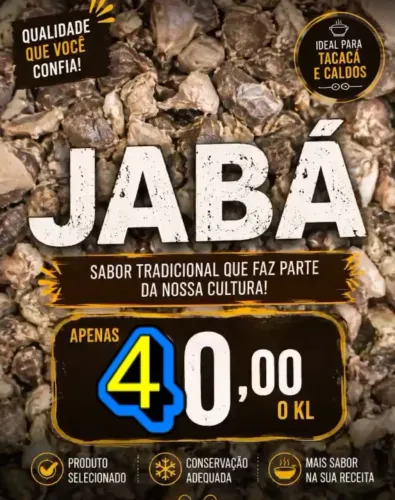 Vendemos Jabá no kilo grama top