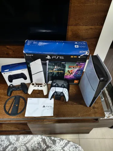 PS5 Slim 1TB Lotada de Jogos