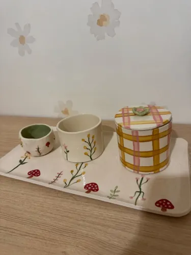 Kit higiene cerâmica
