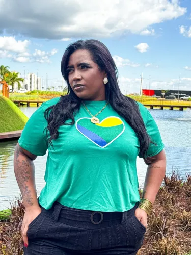 Blusa Brasil Plus Size