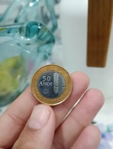 Moeda valiosa 50 anos 2015